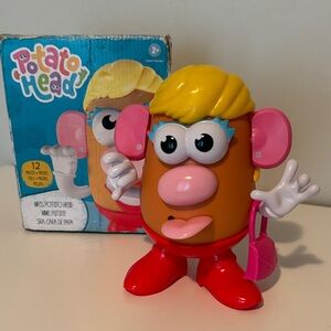 Mrs Potato Head Toy with Red Shoes and Pink Accessories